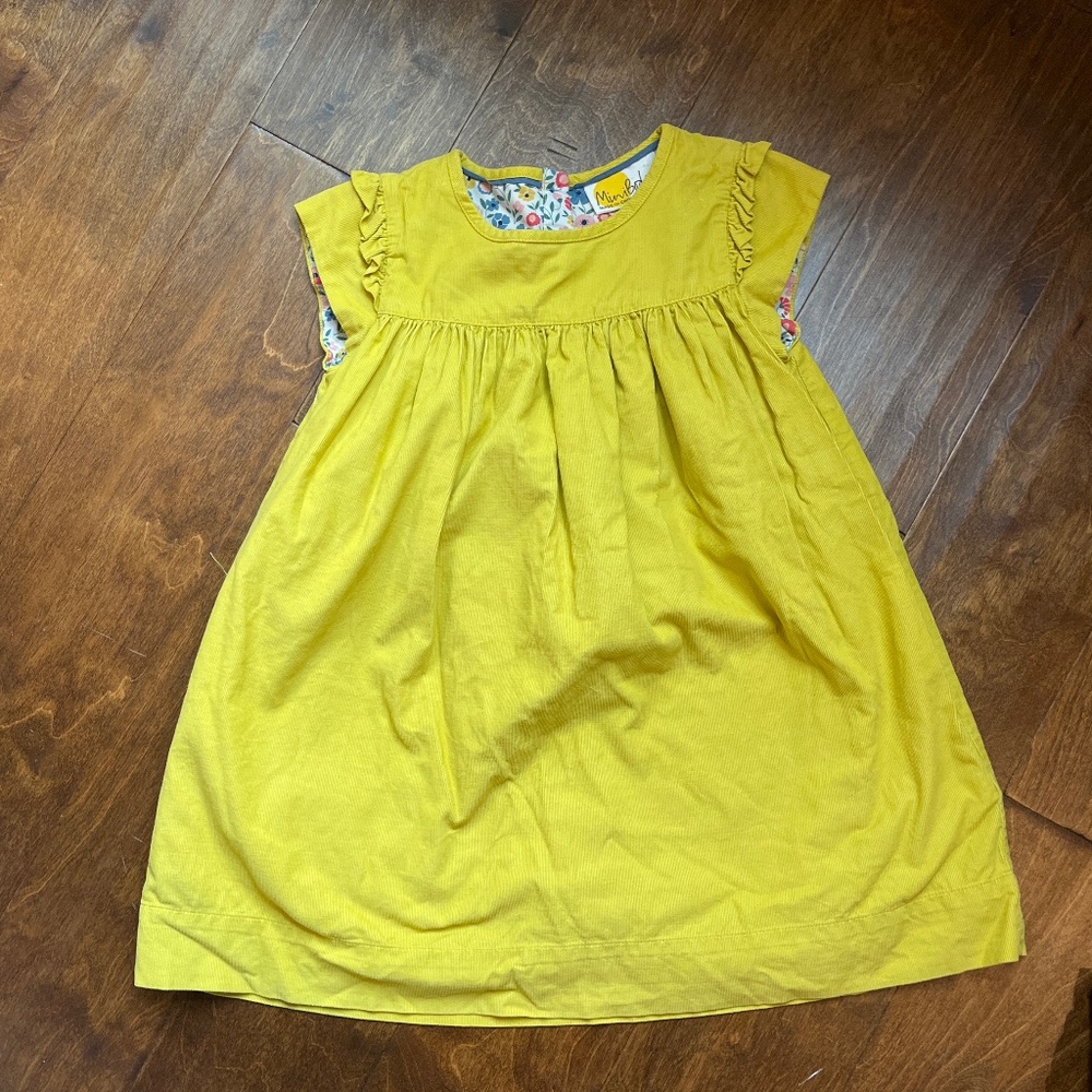 Mini Boden 4-5T corduroy dress